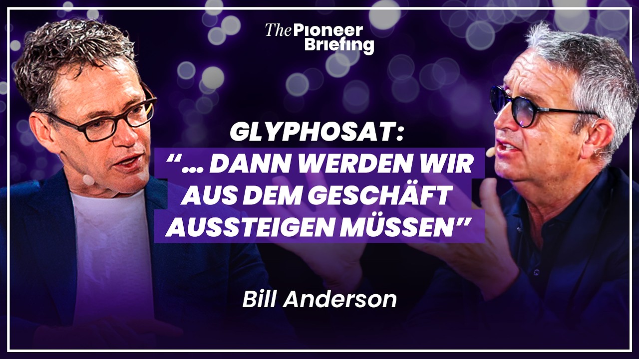 Bayer-CEO Bill Anderson im Gespräch mit Gabor Steingart | The Pioneer Briefing (OmdU)
