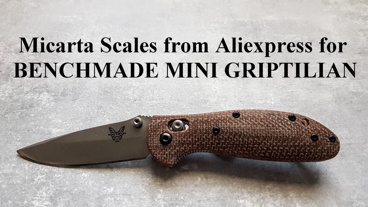 Micarta Scales from Aliexpress for BENCHMADE MINI GRIPTILIAN