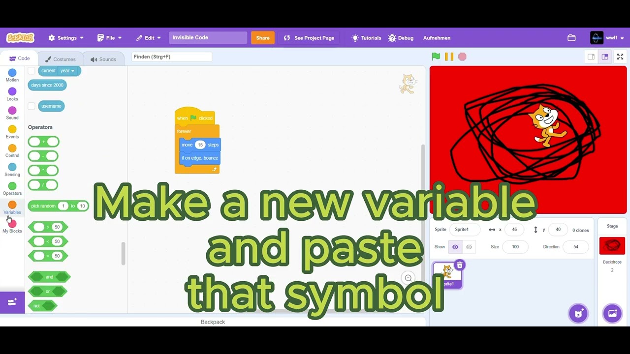 Invisible Code Tutorial