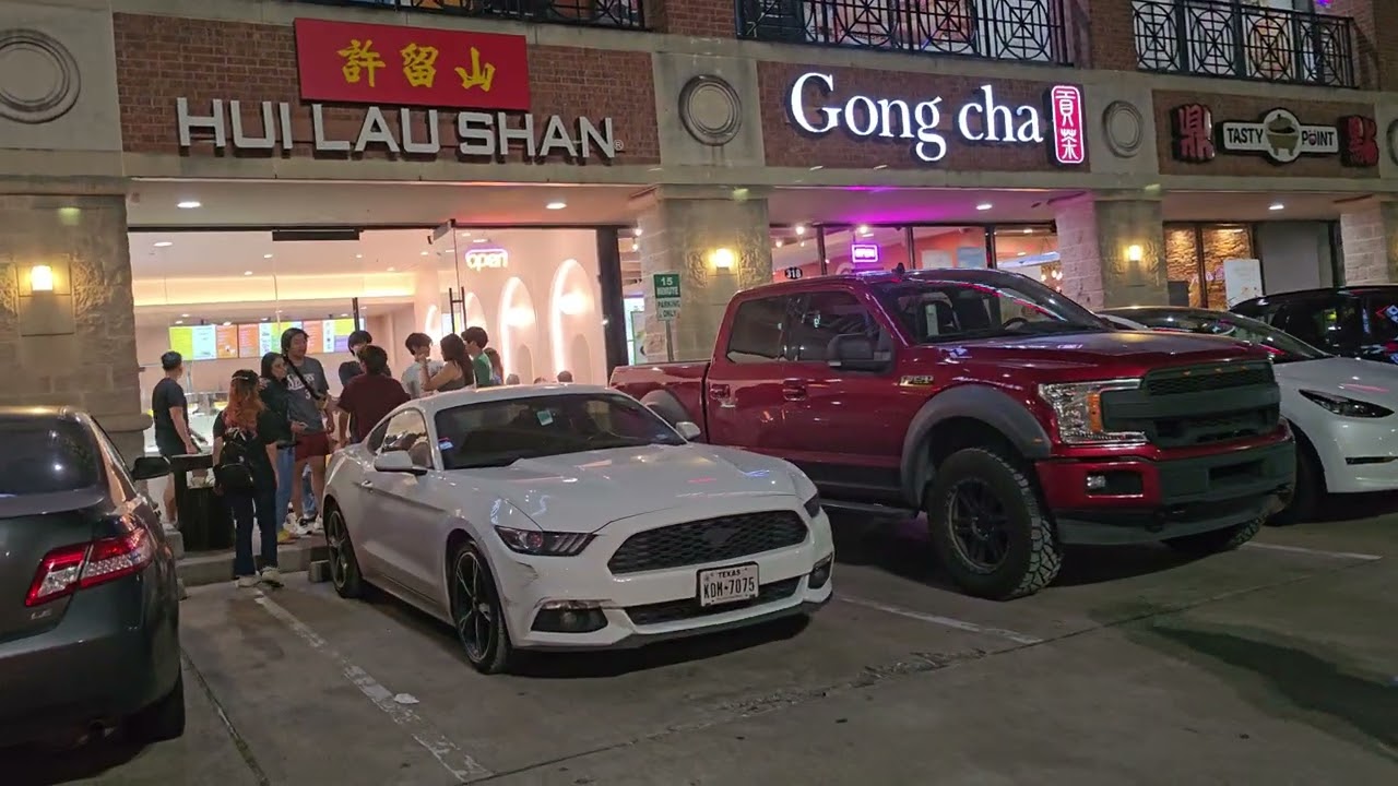 Outside of Houston Chinatown Plaza by the Great Wall Supermarket