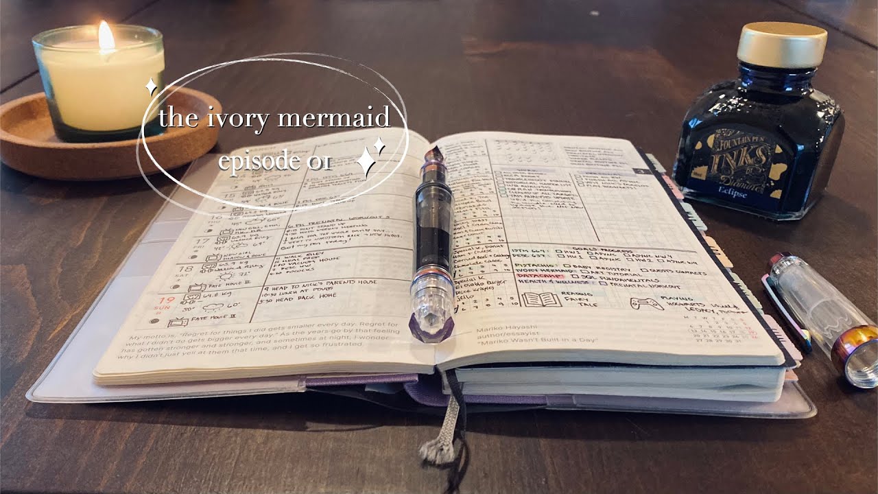 the ivory mermaid | ep. 1 ✨ hobonichi weeks mega, what worked and what didn't in 2023