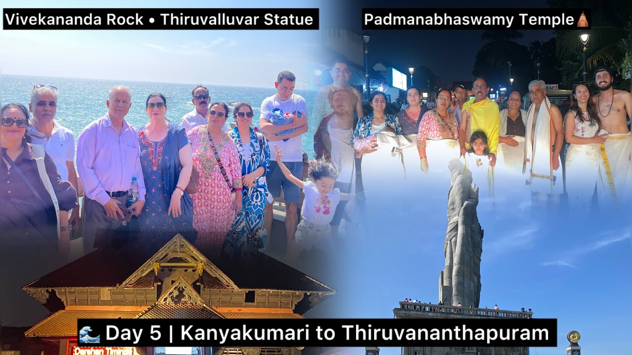 From Three Seas to Divine Doors ✨ | Kanyakumari to Padmanabhaswamy Temple 🛕 | Day 5