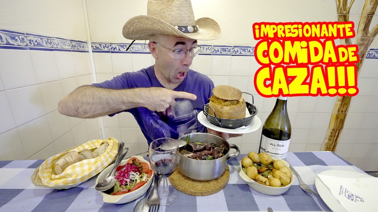 👉 probando COMIDA de CAZA en RESTAURANTE de CARRETERA FAMOSO de PORTUGAL 🍽️