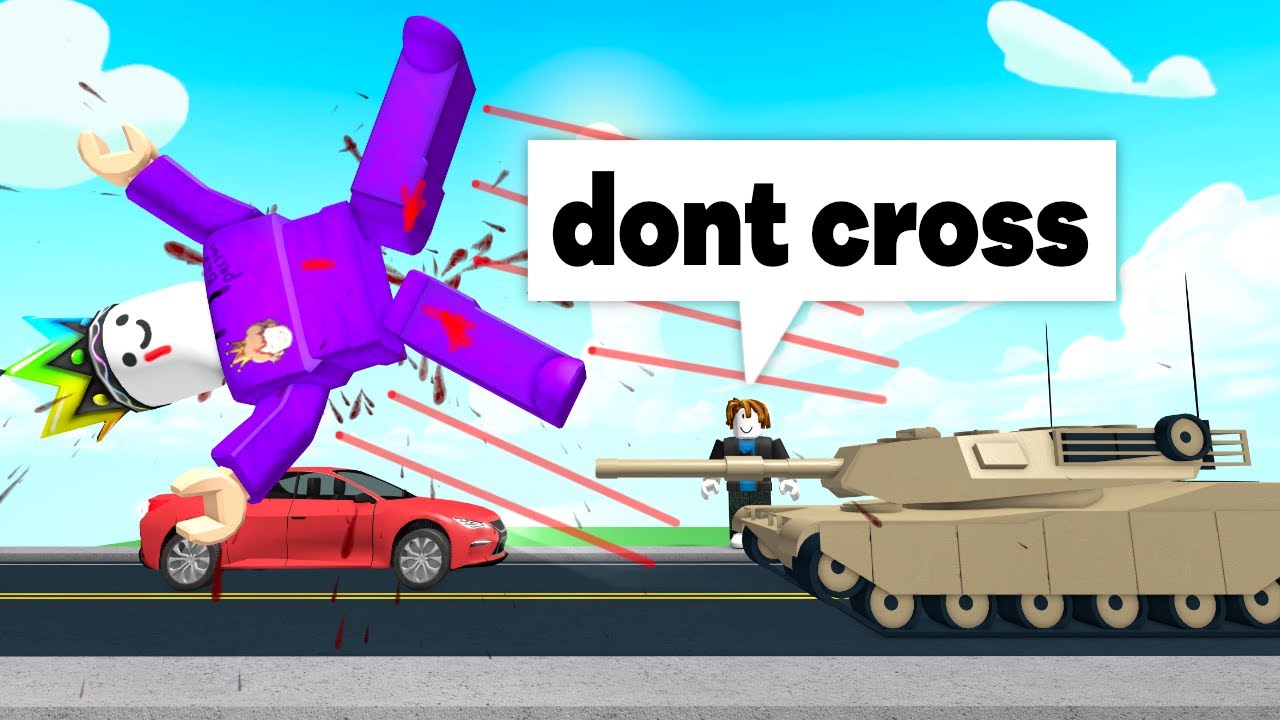 Roblox Get Hit by a Car Simulator BUT They sent Tanks