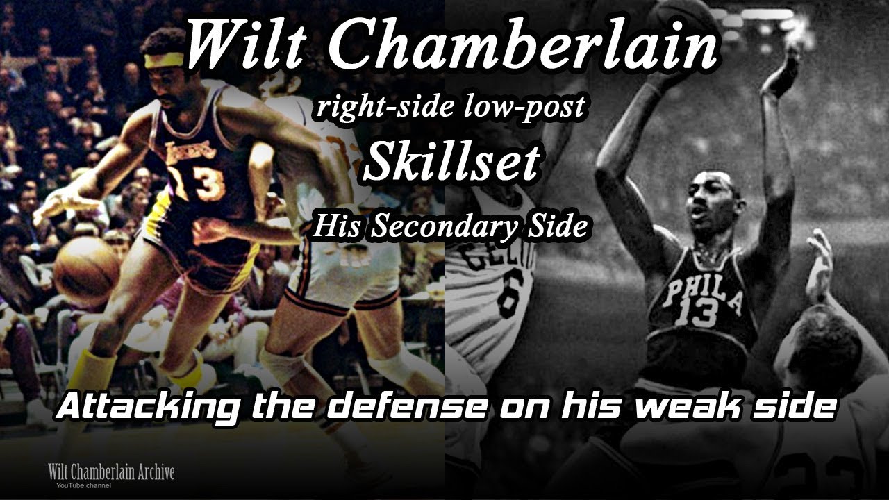Wilt Chamberlain's Right-Side NBA Offensive Skill (His Secondary Side)