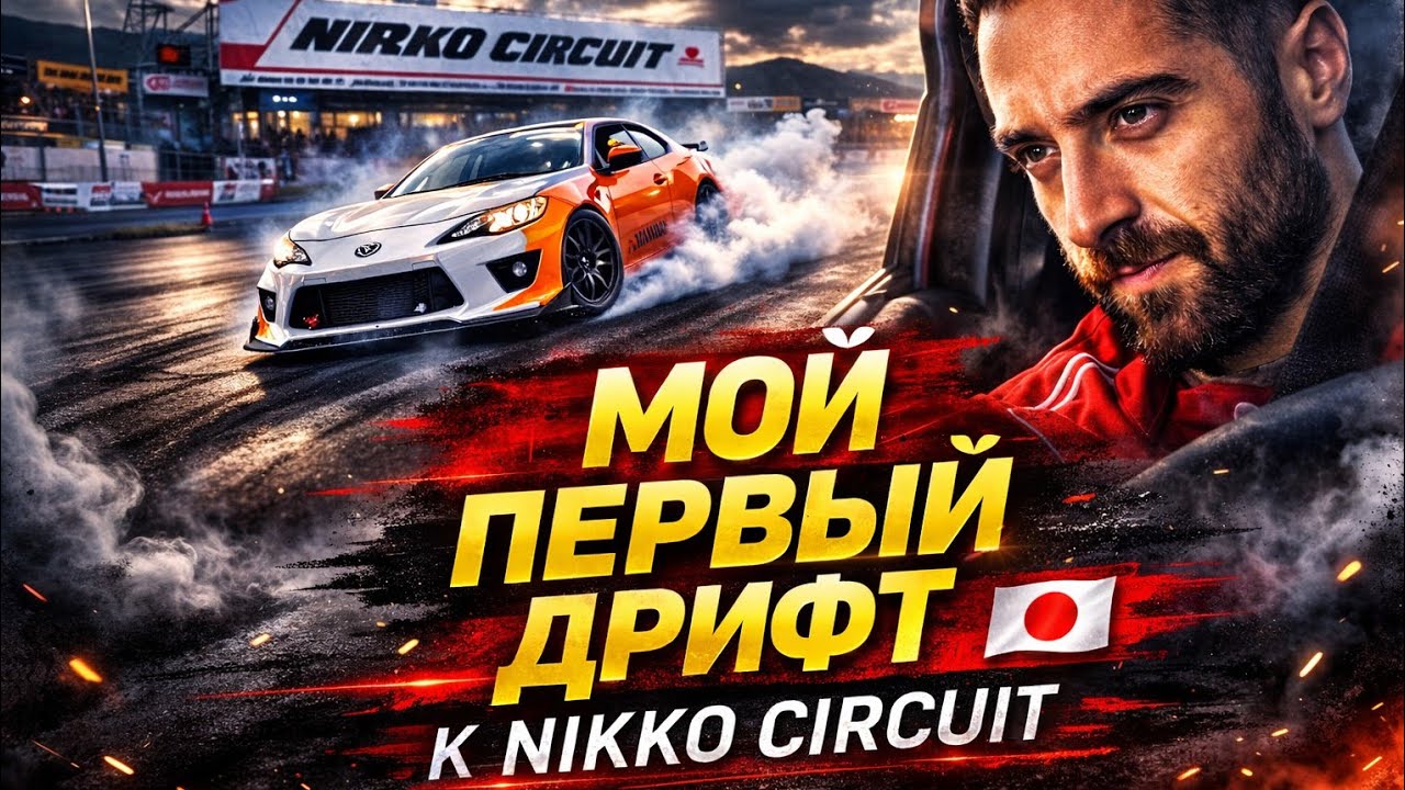 Vlog#1 Japanese drift NIKKO CIRCUIT. Мой первый влог в Японии