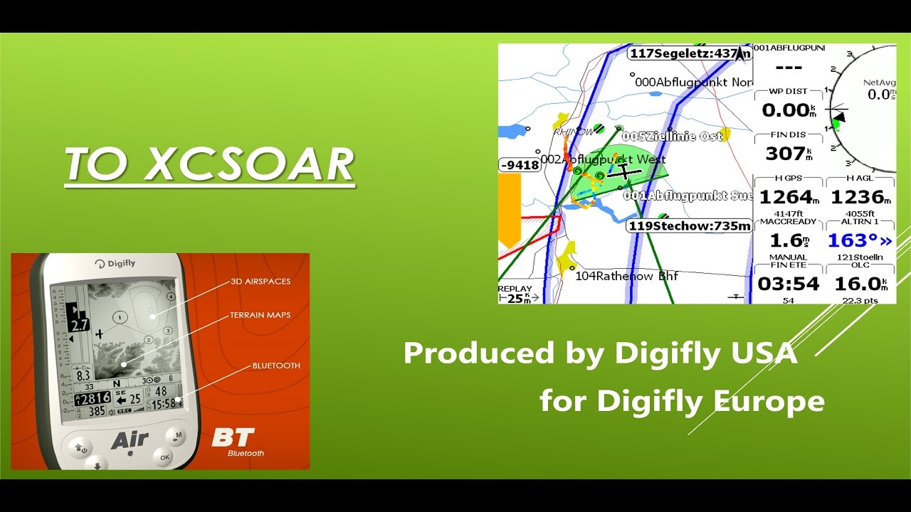 Digifly AIR BT: From Digi FlyBox to XCSoar