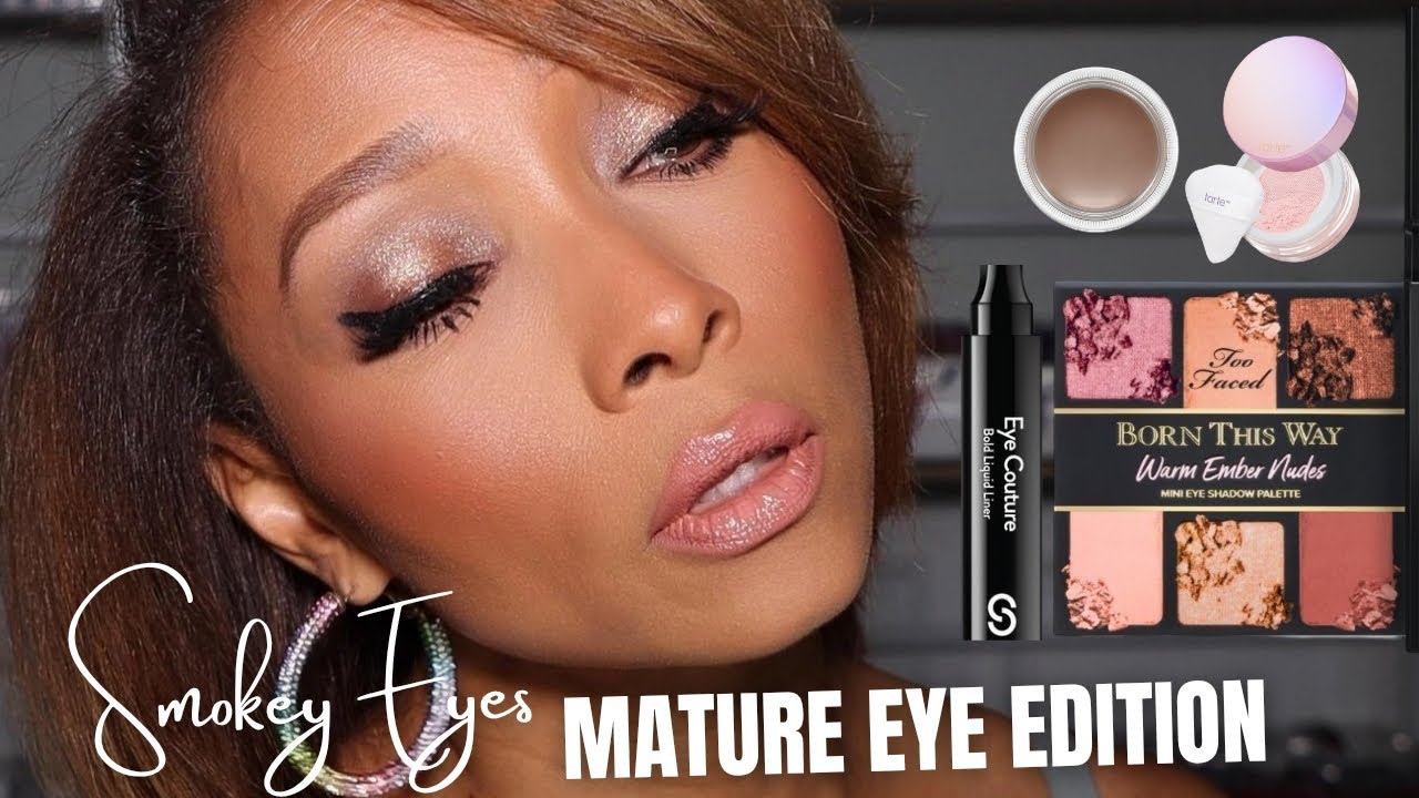 Smokey Eyes for Mature Eyes: Make Your Eyes POP! Step By Step Tutorial |  MakeUPbyKiani