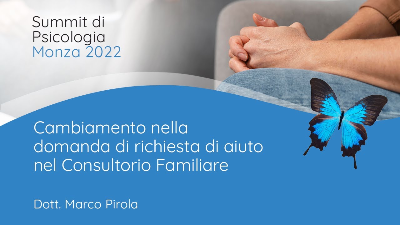 Cambiamento nella domanda di richiesta aiuto nel Consultorio Familiare: focus malessere adolescenti