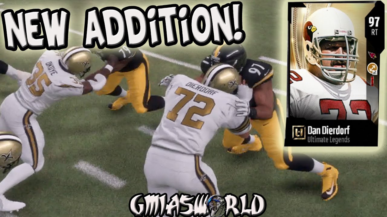 I GOT UL LEGEND DAN DIERDORF TO BEEF UP MY O LINE LIKE U GUYS REQUESTED MADDEN 18 ULTIMATE TEAM