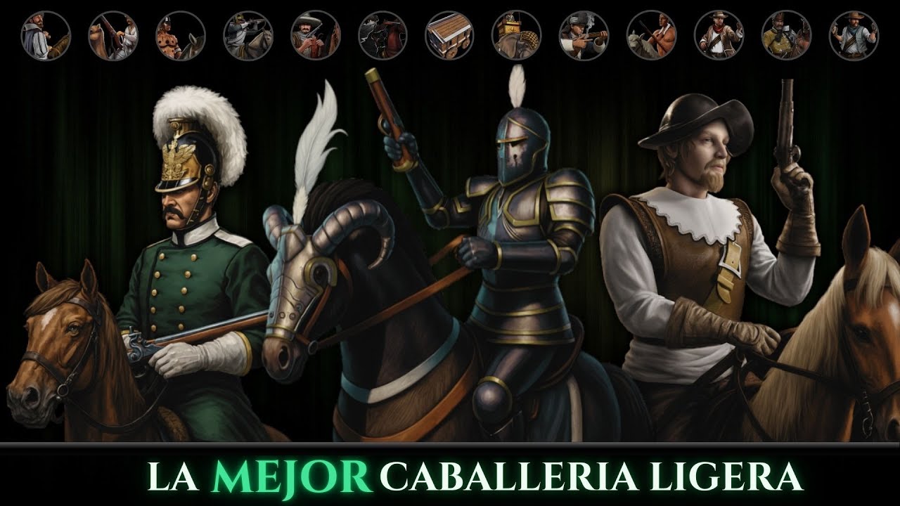 ¿Cuál es la mejor caballería ligera de pólvora del Age of Empires 3?