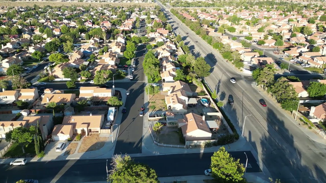 City of Palmdale California Aerial View (DJI Mini 3 Pro Drone)