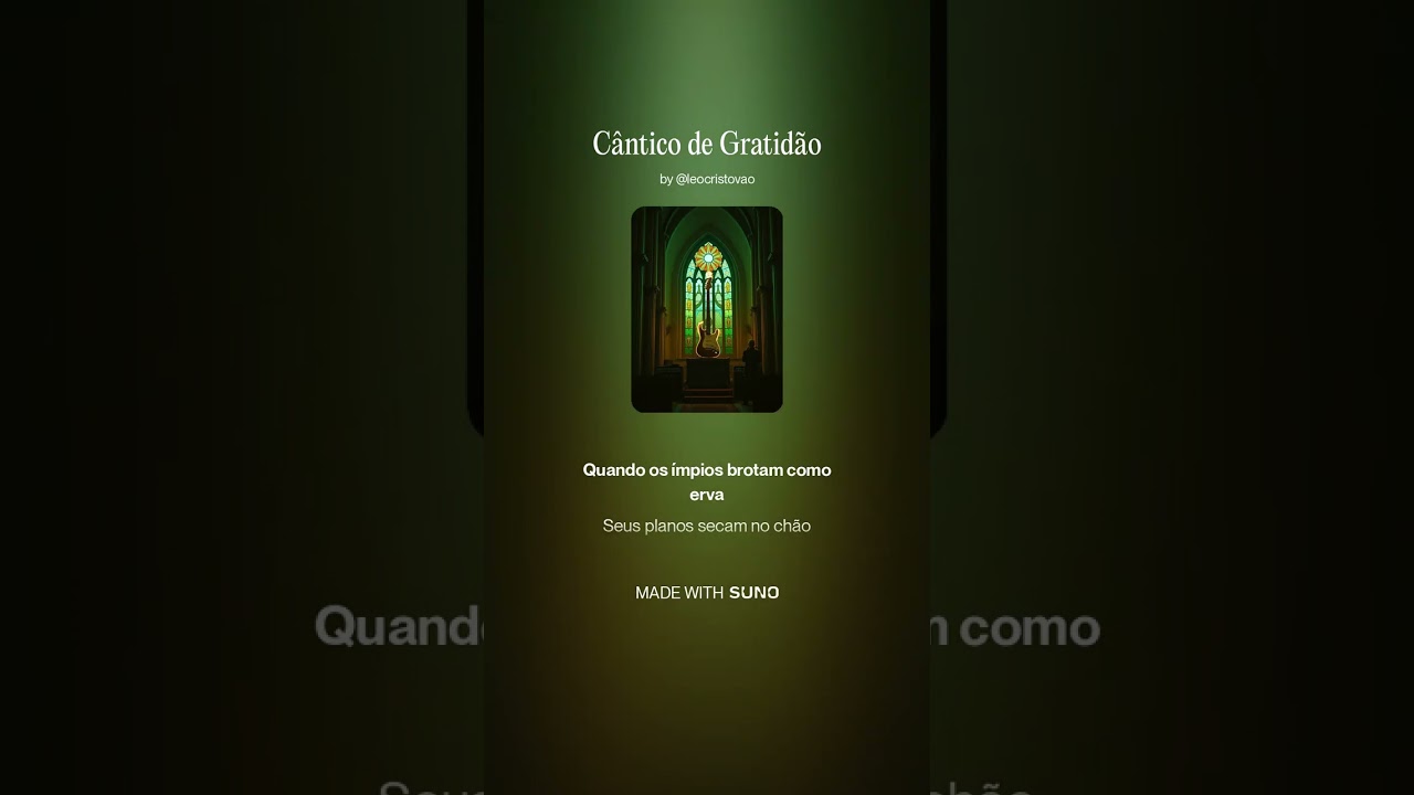 Cântico de Gratidão