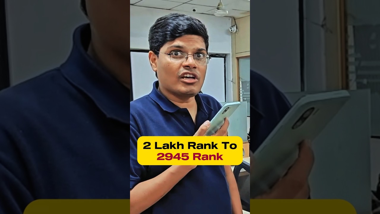 2,00,000 Rank to AIR 2945 😳 2nd Dropper to Topper 🔥|NEET Result 2026 #shorts #esaral #neet2026 #neet