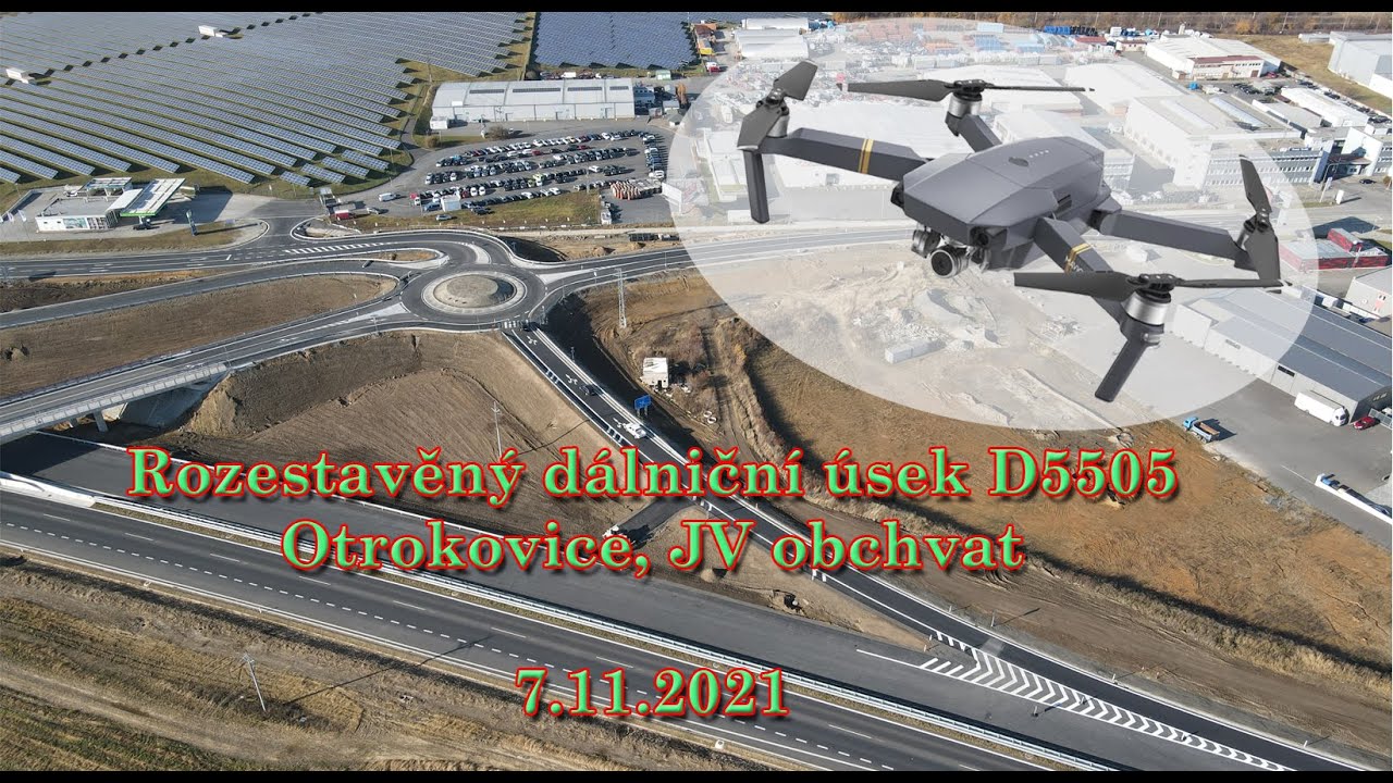 Rozestavěná dálnice D5505 - 7.11.2021
