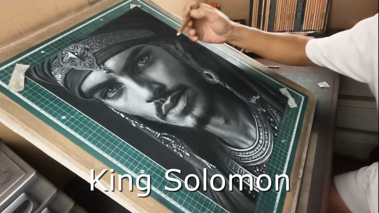 🎨Drawing Details! 👑KING SOLOMON REBORN🌹#trendingvideo #drawingvideo  #video #youtubevideo #artvideo 