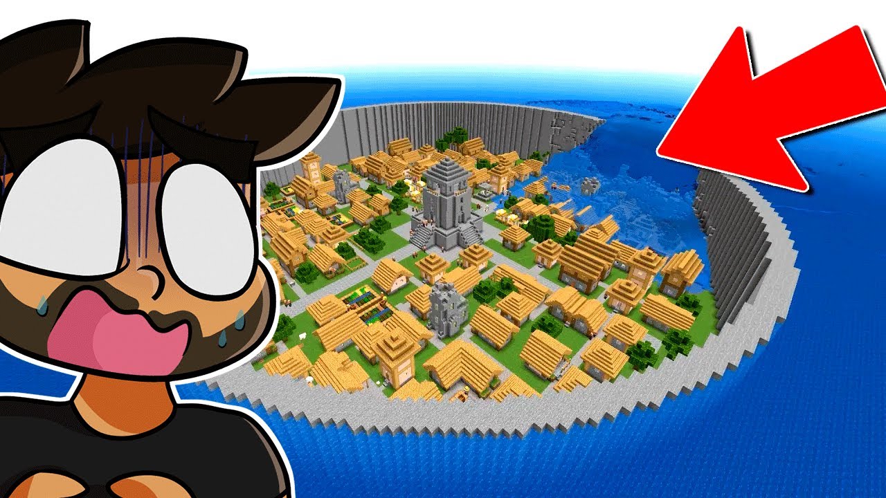 INUNDE UNA ALDEA CON AGUA REALISTA EN MINECRAFT