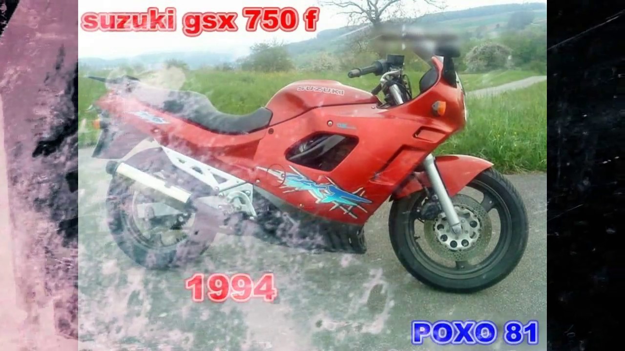 GSX 750 F katana a evolução de 1985 a 2009 ,ficha técnica e top speed.