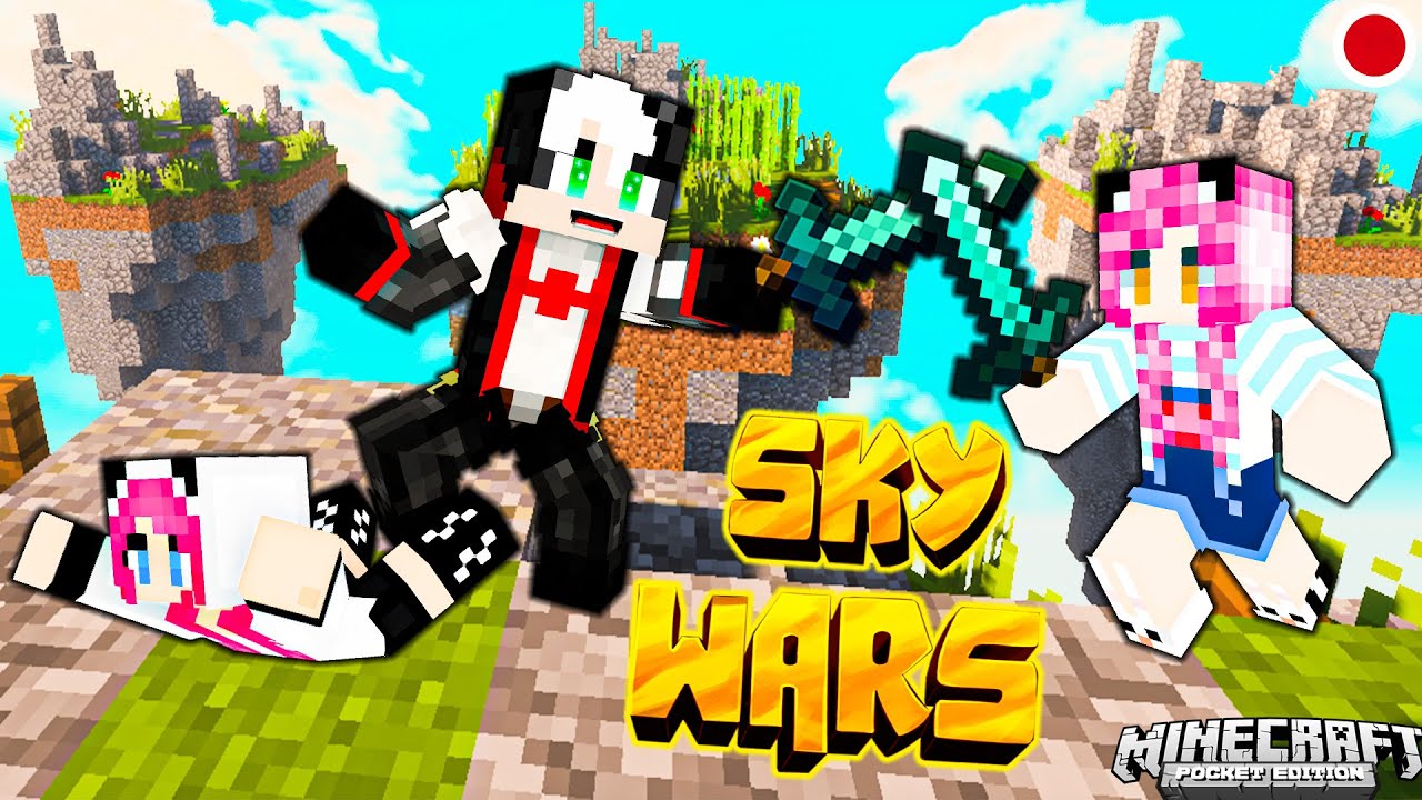 REDHOOD THỬ THÁCH SINH TỒN SKYWAR CÙNG MỀU TRONG MINECRAFT*1 NGÀY MỀU LÀM MURDER MCPE VÀ CÁI KẾT