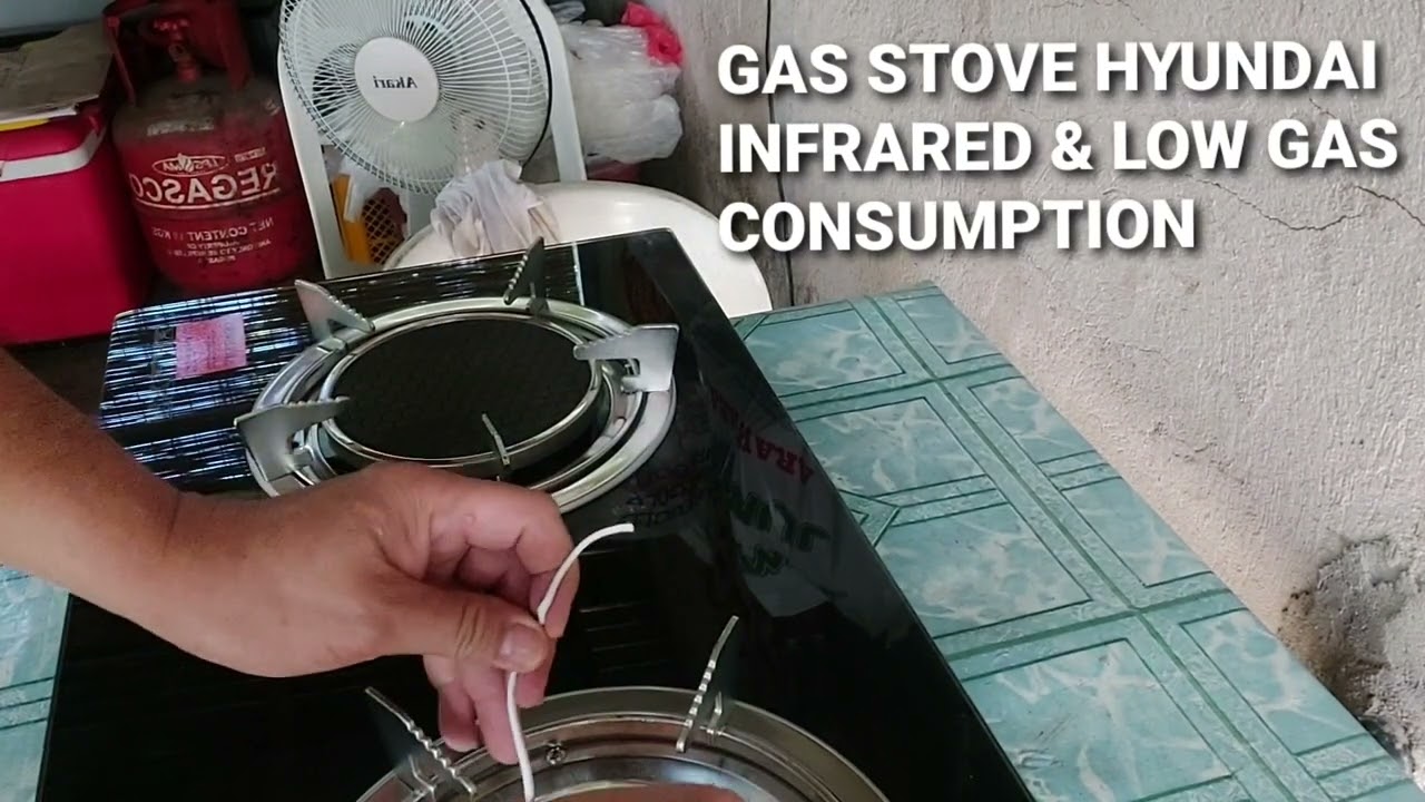 GAS STOVE HYUNDAI-CHEAPEST TEMPERED GLASS, INFRARED & LOW GAS CONSUMPTION