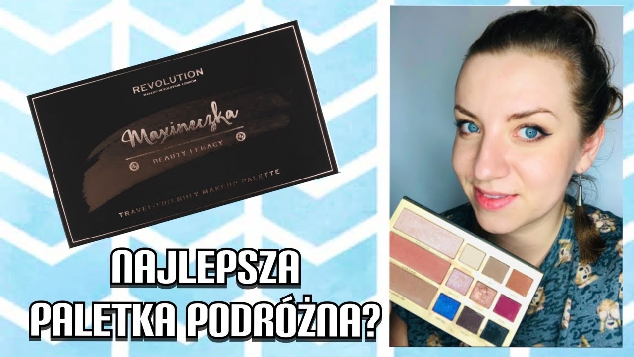 TEST: Najlepsza podróżna paletka⁉️Test paletki Beauty Legacy Maxineczka/Make-up Revolution