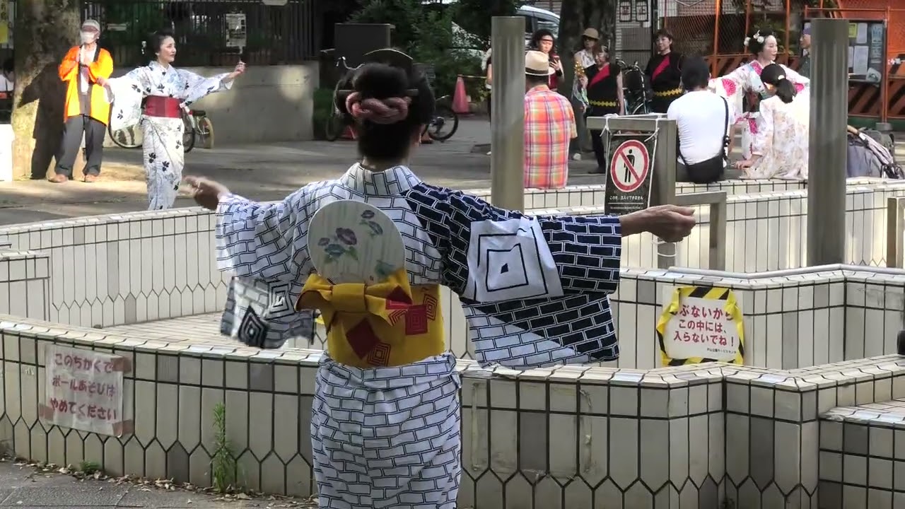 東京新宿・ふるさと音頭　東京新宿「大久保盆踊り」６　2025年7月19日　東京都新宿区　戸山公園