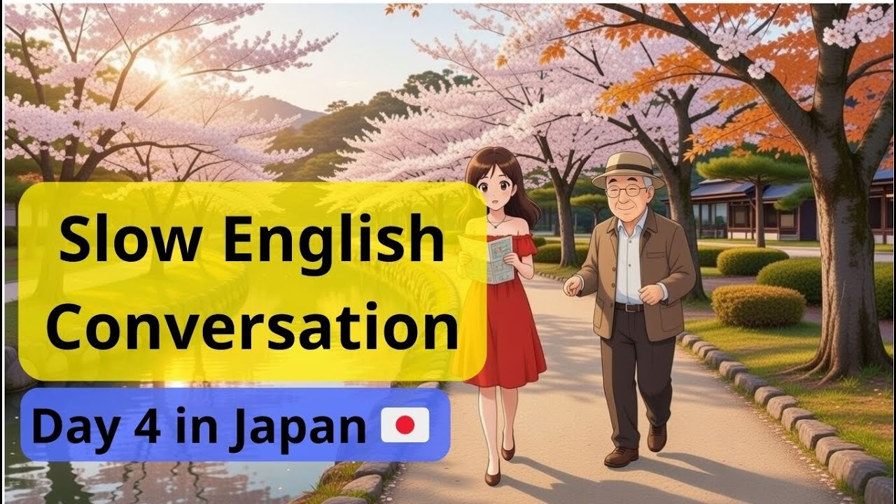 🌏 Travel to Japan – Day 4 🇯🇵 | Easy English Conversation For Beginners | Slow English Everywhere