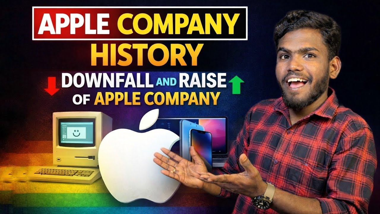 Apple company history 😱|| తెలుగు లో|| steve jobs||downfall 📉 and raise 📈|| full explanation 💯