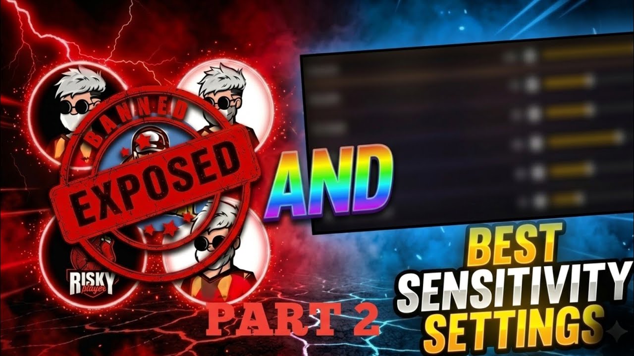 Youtubers exposed and i gave a best sensitivity settings || best sensi part 2