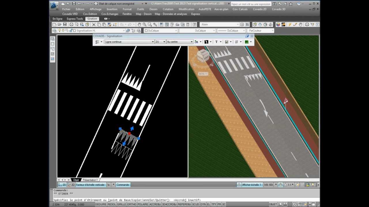 COVADIS 13 : Signalisation Horizontale et Verticale