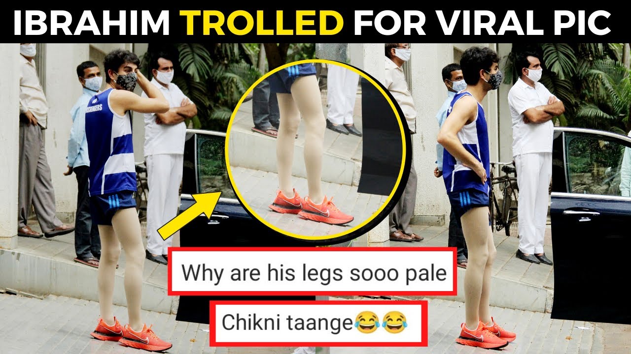 Ibrahim Ali Khan TROLLED for his 'PALE LEGS' in the latest VIRAL pictures