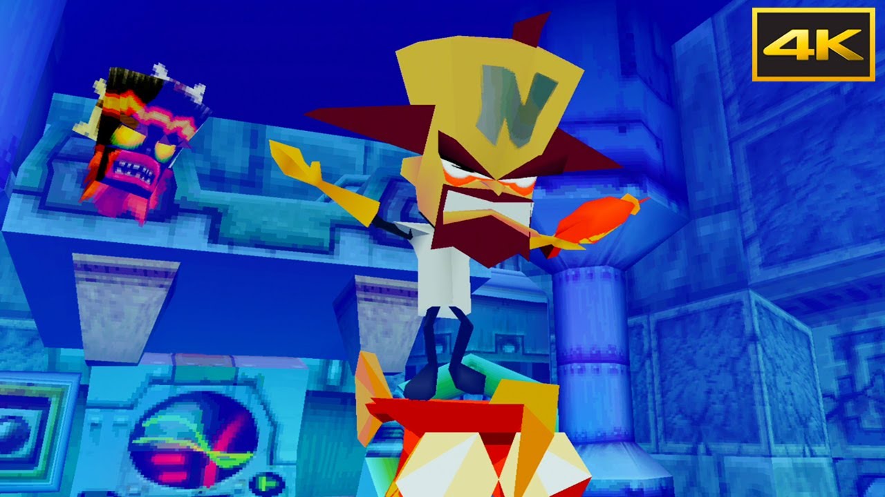Crash Bandicoot 3: Warped in 4K HDR Gameplay N. Cortex
