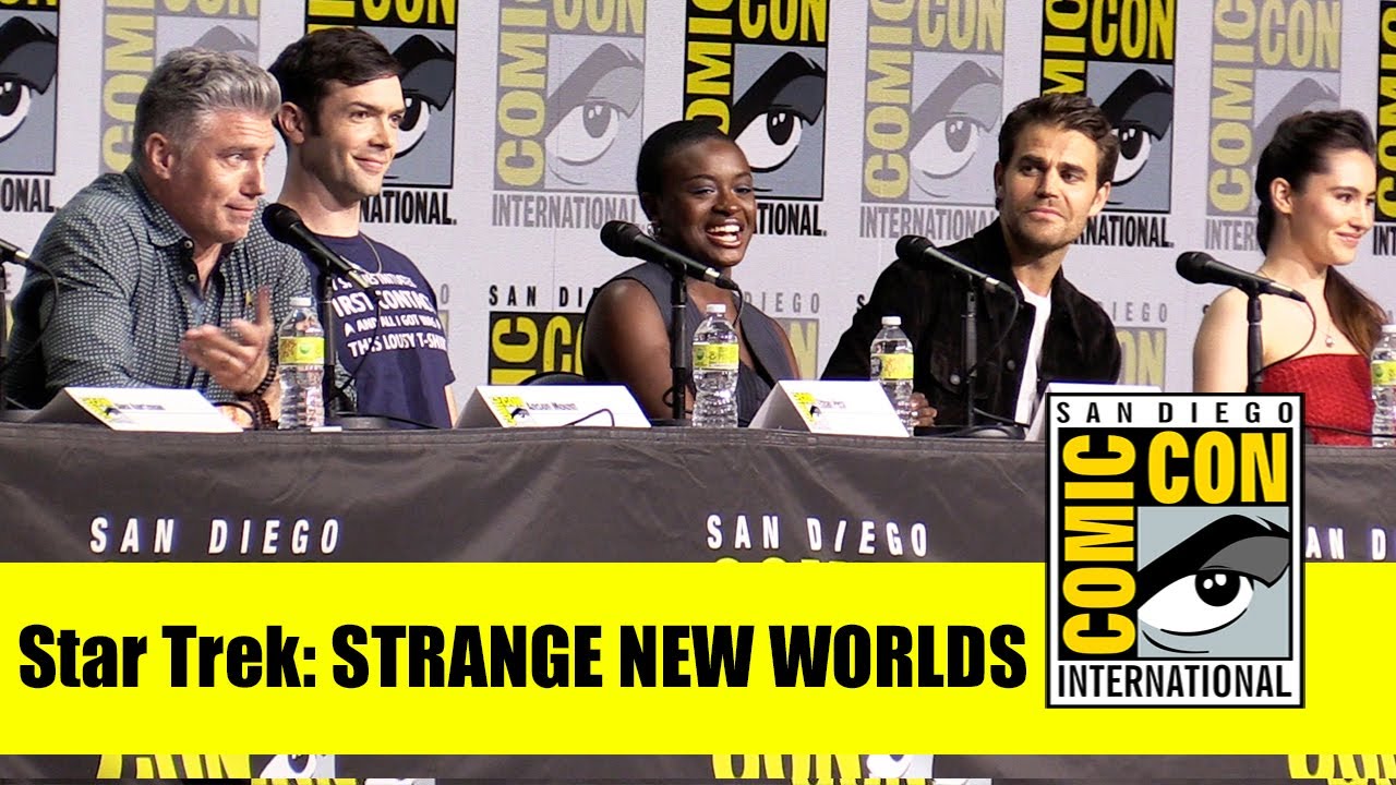 STAR TREK: STRANGE NEW WORLDS | Comic Con 2022 Full Panel (Anson Mount, Celia Rose Gooding)