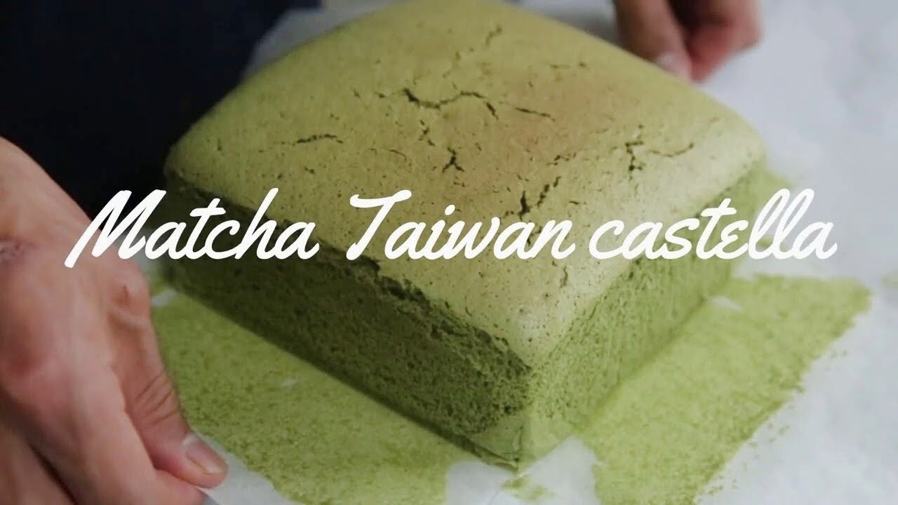 Taiwan castellan Matcha /  台湾カステラ抹茶