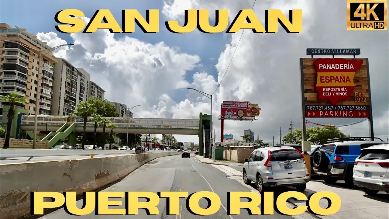 Driving San Juan Puerto Rico / Condado to Isla Verde 4K 🇵🇷