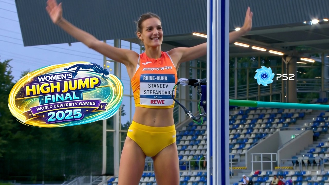 Women's High Jump Final, World University Games 2025 #femaleathletes #womenshighjump