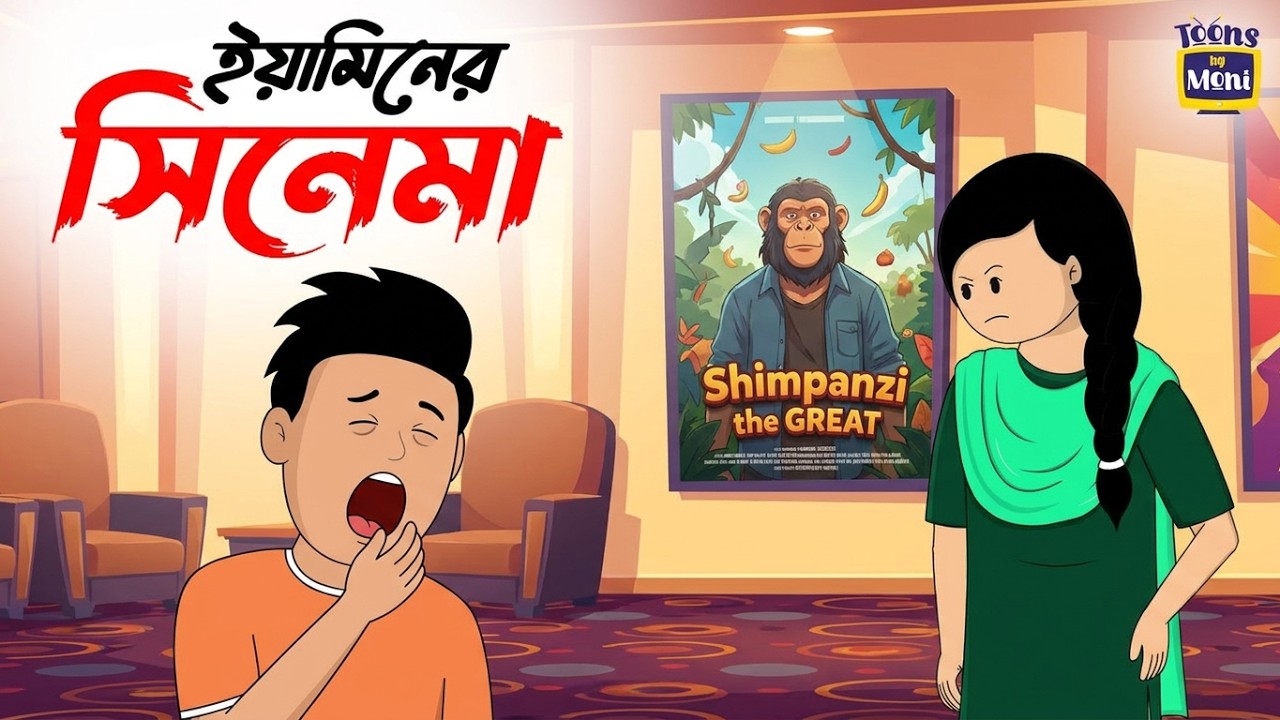ইয়ামিনের সিনেমা কান্ড | Yaminer Cinema  | Yamin new Cartoon 2025 | Samima Sraboni | Toons by Moni