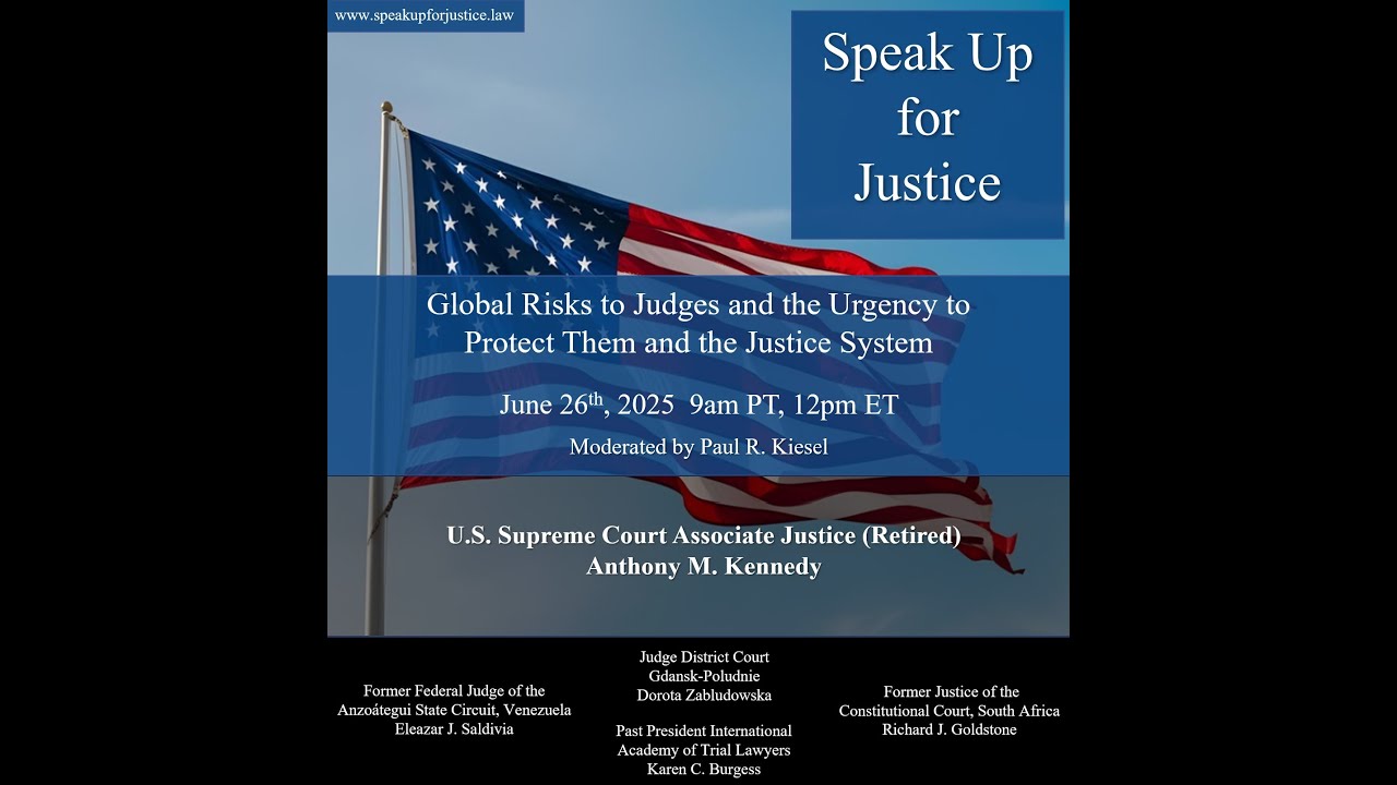 Speak Up For Justice June 26, 2025
