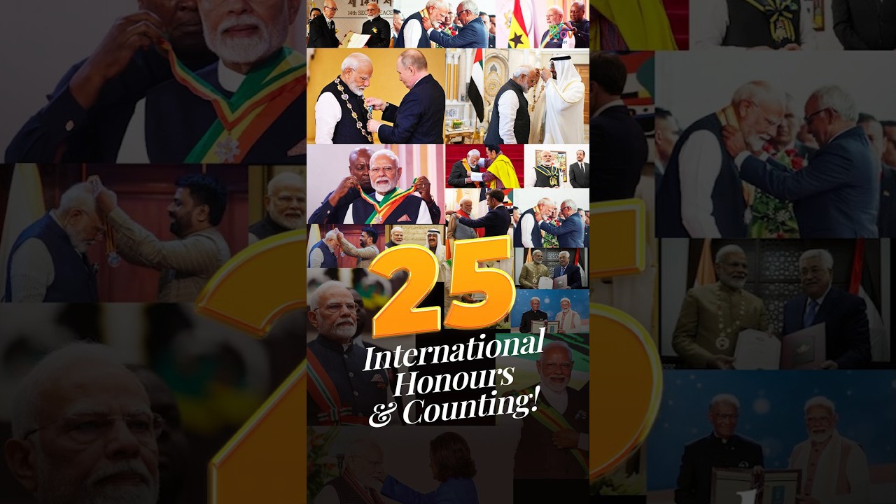25 Global Honours & Counting | PM Modi&rsquo;s Leadership Applauded Worldwide