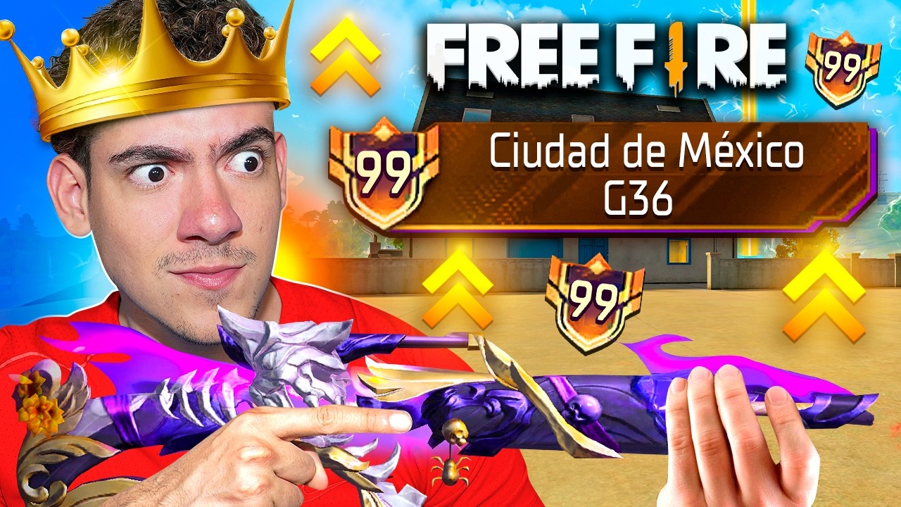AS&Iacute; FUE COMO ENTR&Eacute; AL TOP GLOBAL con LA G36 en FREE FIRE !! - TheDonato