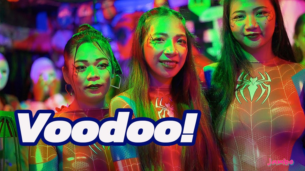 Voodoo Costumed Dancing Girls Subic Bay Halloween Show!