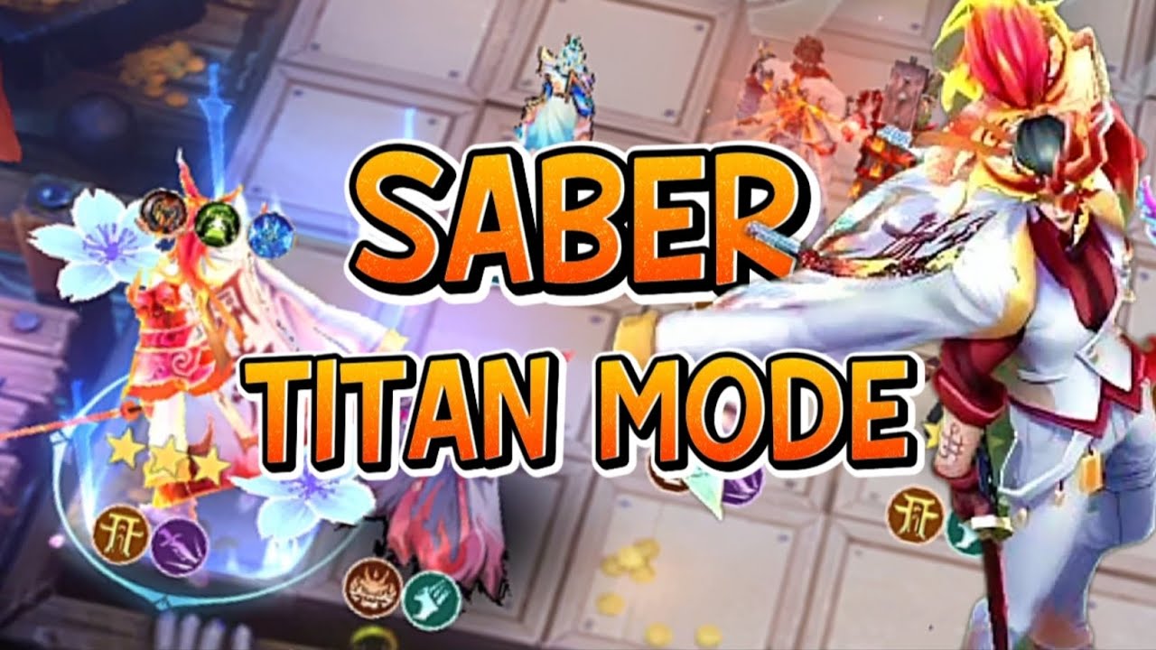 SEBERAPA OP TITAN SABER B3? | RANK MAGIC CHESS GOGO SEASON 5