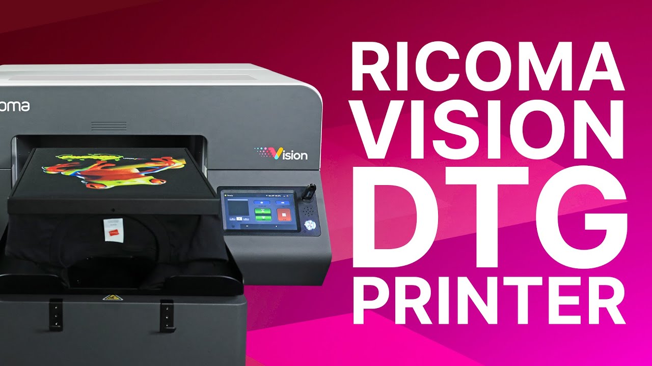 Meet the ALL-NEW Ricoma Vision DTG Printer