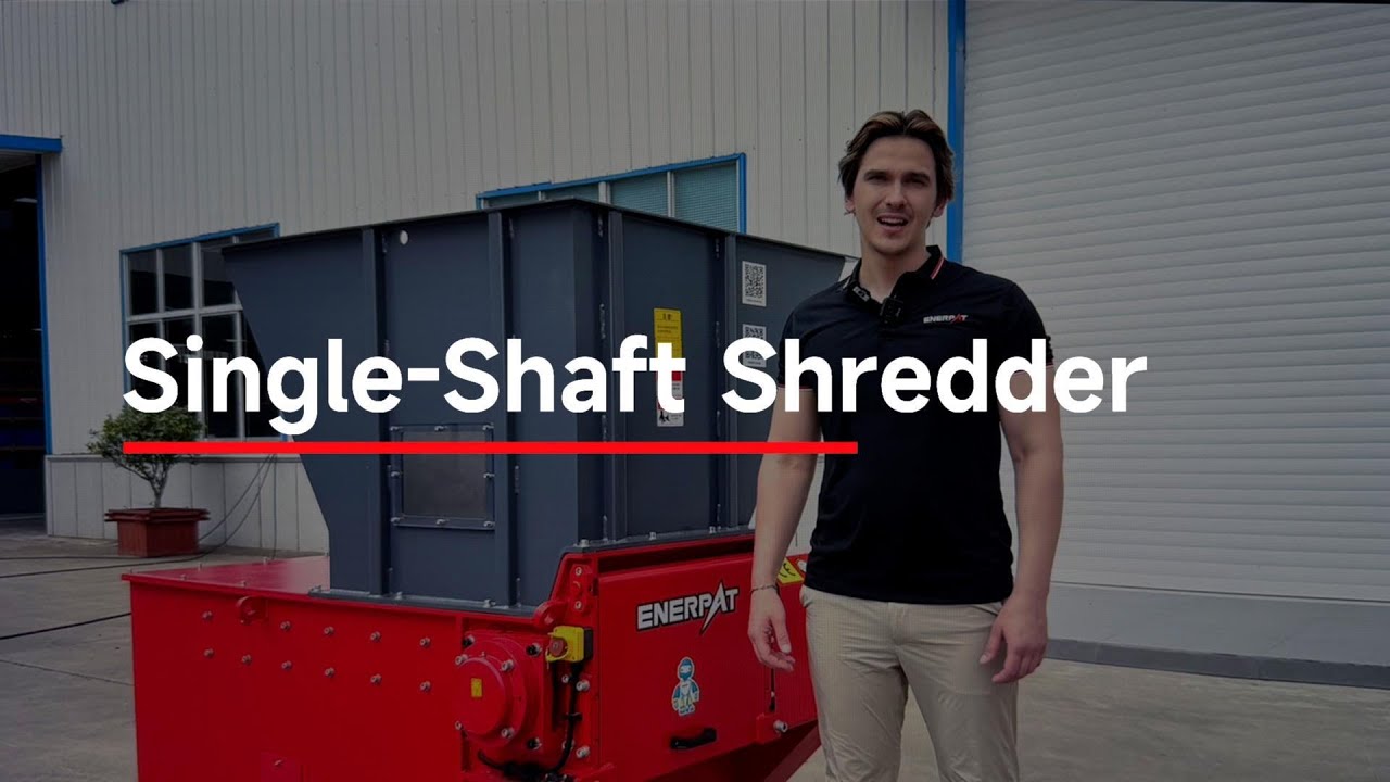 Single shaft shredder
