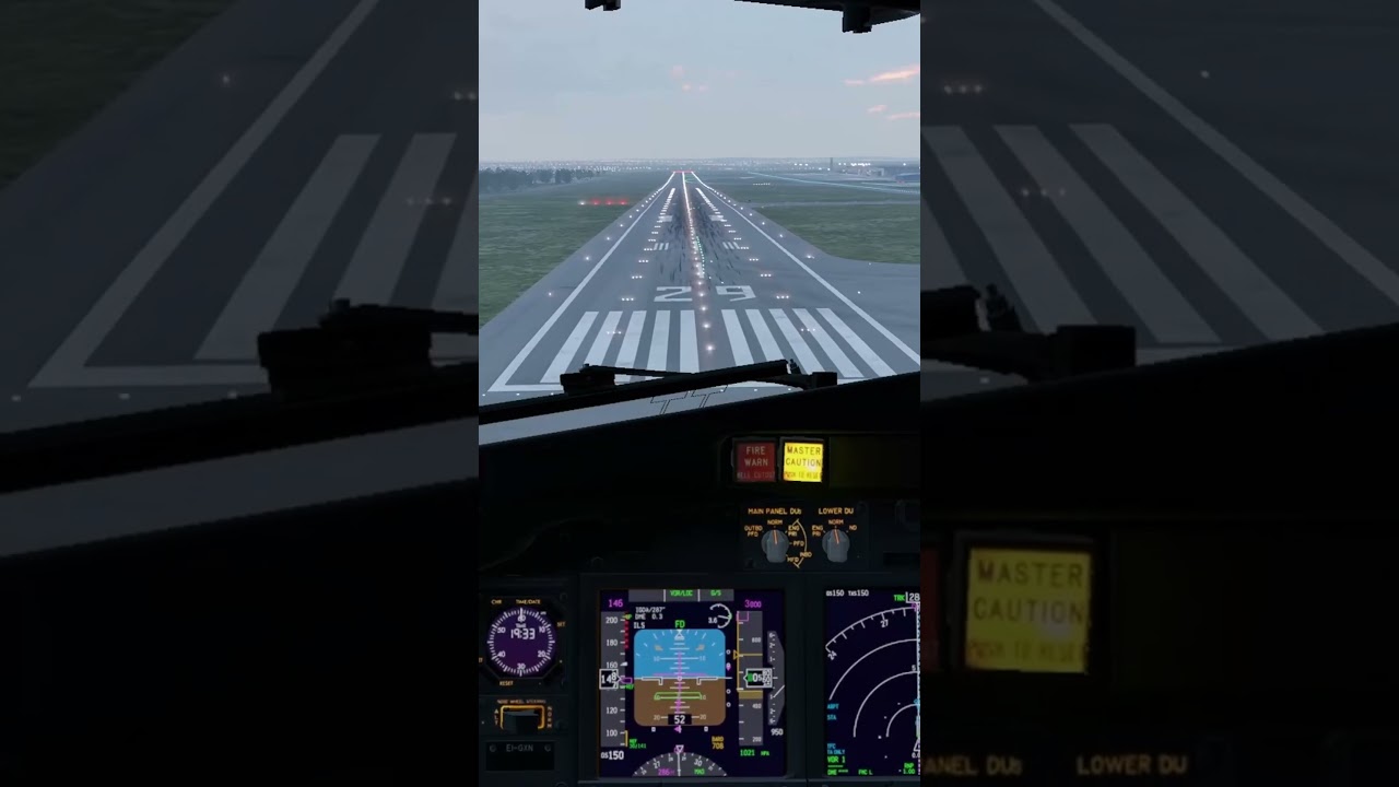 Посадка Боинга 737-800 в гданьском аэропорту имени Леха Валенсы - X-Plane 12.2.1