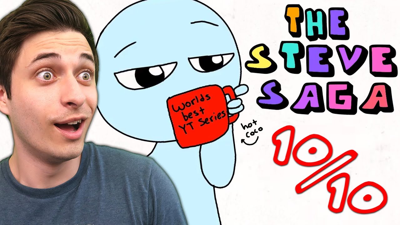 THE BEST STEVE SAGA COMPILATION YET (Reacting to FAN animations!)