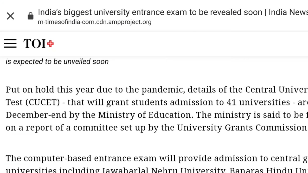 CUCET 2022|new Update for student