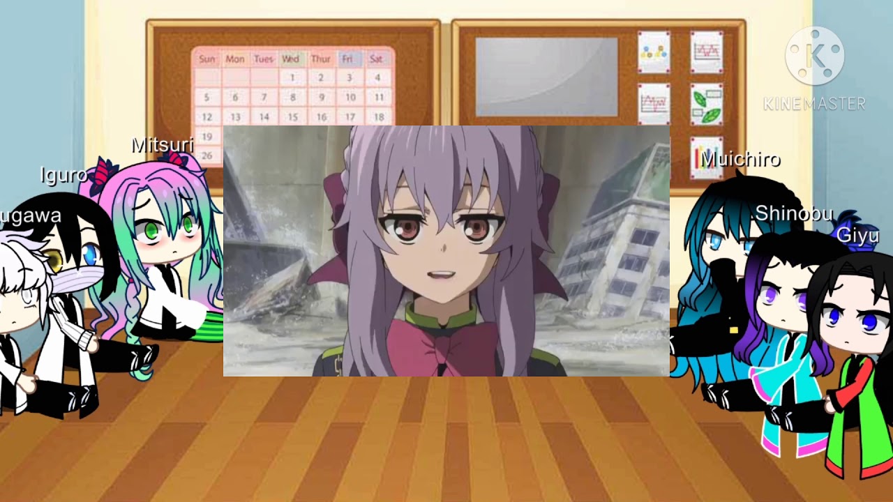 Gacha Club Hashira react to Seraph of the end