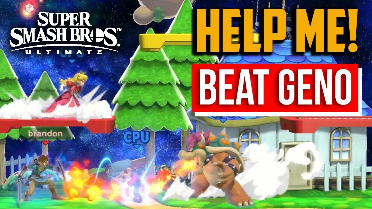 Super Smash Bros Ultimate : How to Beat Geno Spirit on Hard Difficulty (World of Light Stage)