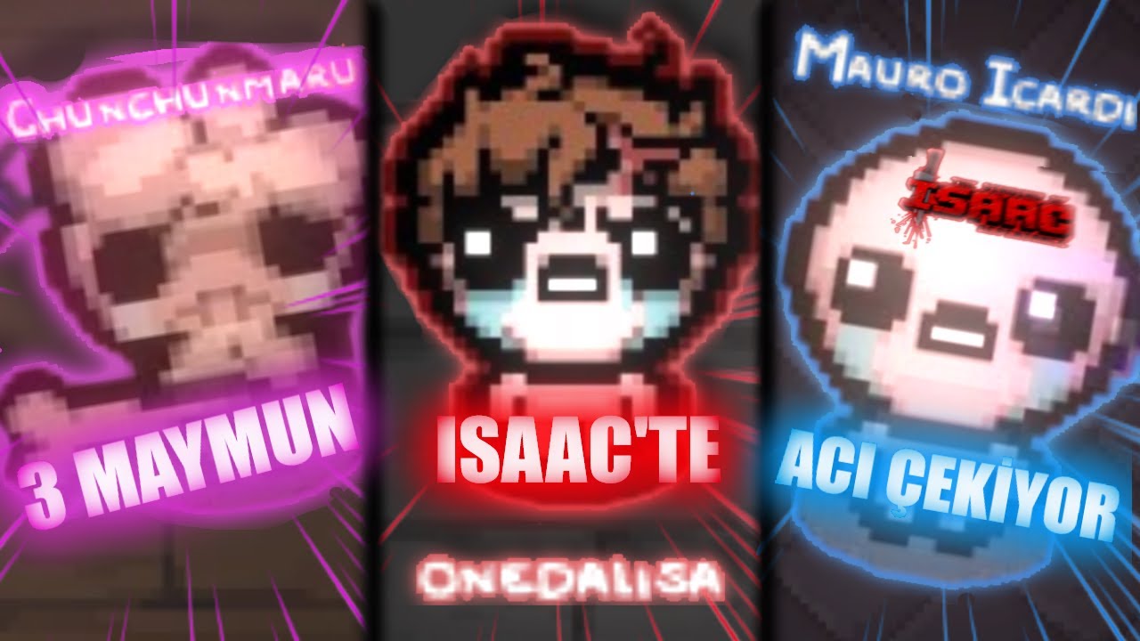 3 MAYMUN ISAAC'TE ULTRAHARD MODUNDA ACI ÇEKİYOR! - the Binding of isaac Repentance